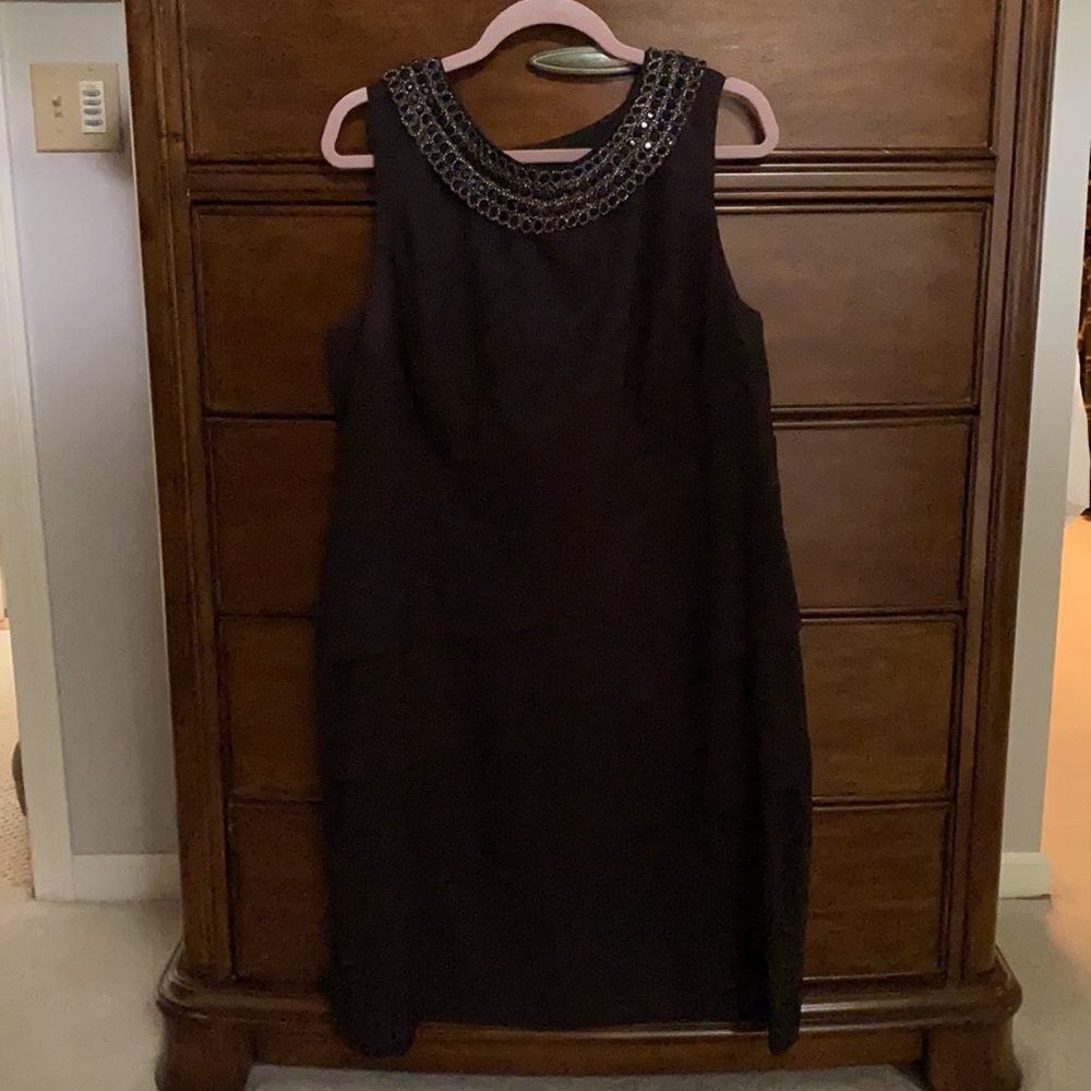 Black cocktail dress